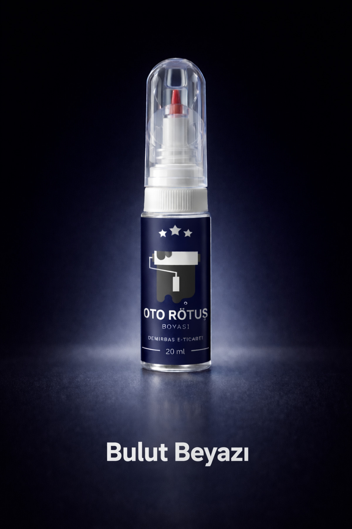 249 Bulut Beyaz Oto Rötuş Boyası – İğneli ve Fırçalı Kalem Şişe – Çizik Giderici 20 ml