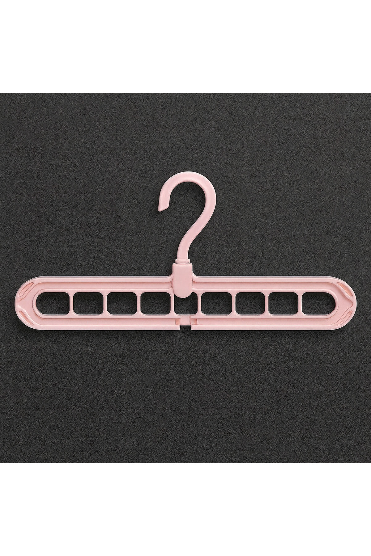 PEMBE 9 Gözlü Dönüşümlü Akıllı Askı | Katlanabilir, Çok Fonksiyonlu Dolap İçi Düzenleyici