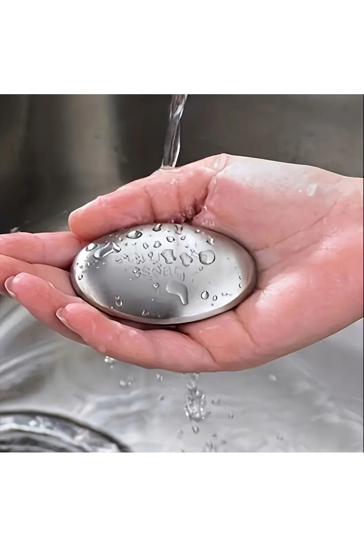 Paslanmaz Çelik Koku Giderici Mutfak Sabunu – Balık & Soğan Kokusu Giderici