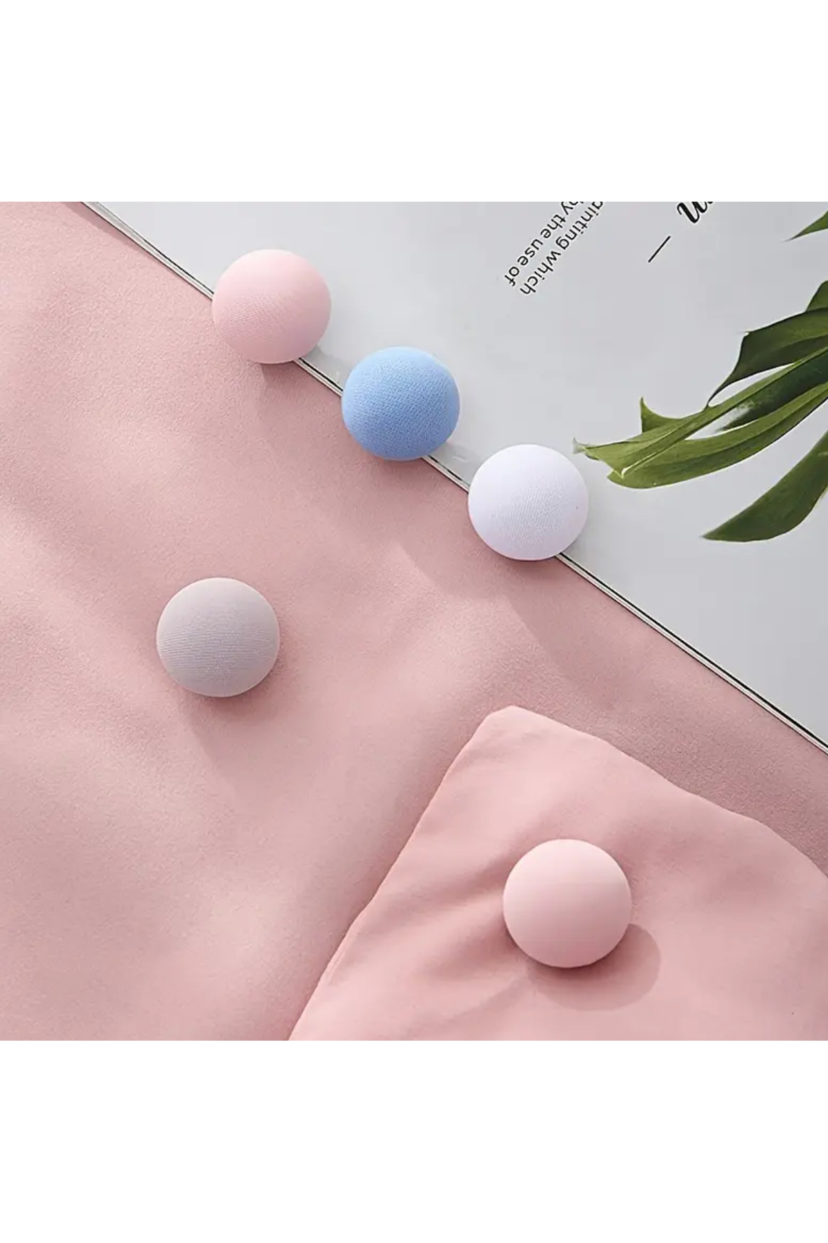 4 Adet BEYAZ Mantar Başlıklı Nevresim Klipsi – Kaymaz Kumaş Tutucu İğne – Yorgan, Çarşaf, Kılıf