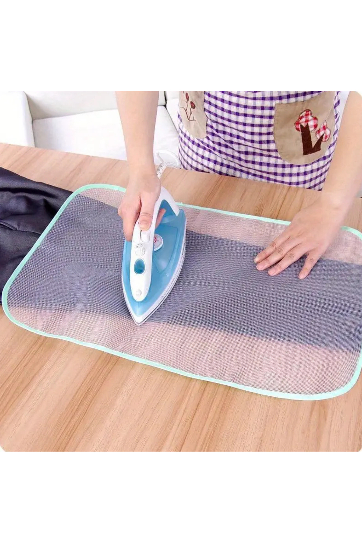 Yanmaz Ütü Koruma Filesi – Hassas Kumaşlar İçin Isıya Dayanıklı Ped