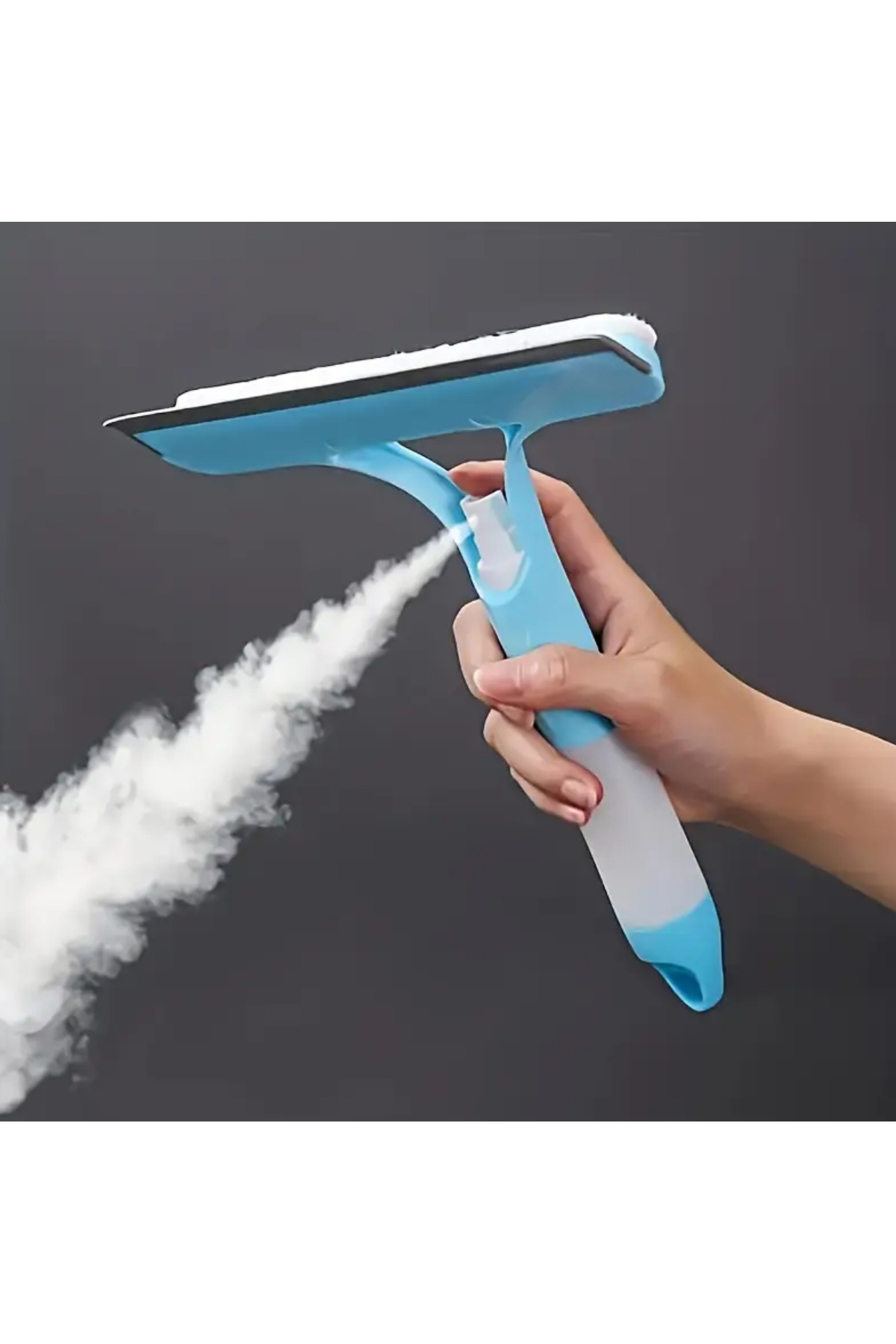 3’ü 1 Arada Cam Temizleme Spreyli Silecek - Su Püskürtmeli | Pencere, Ayna İçin Cam Sileceği