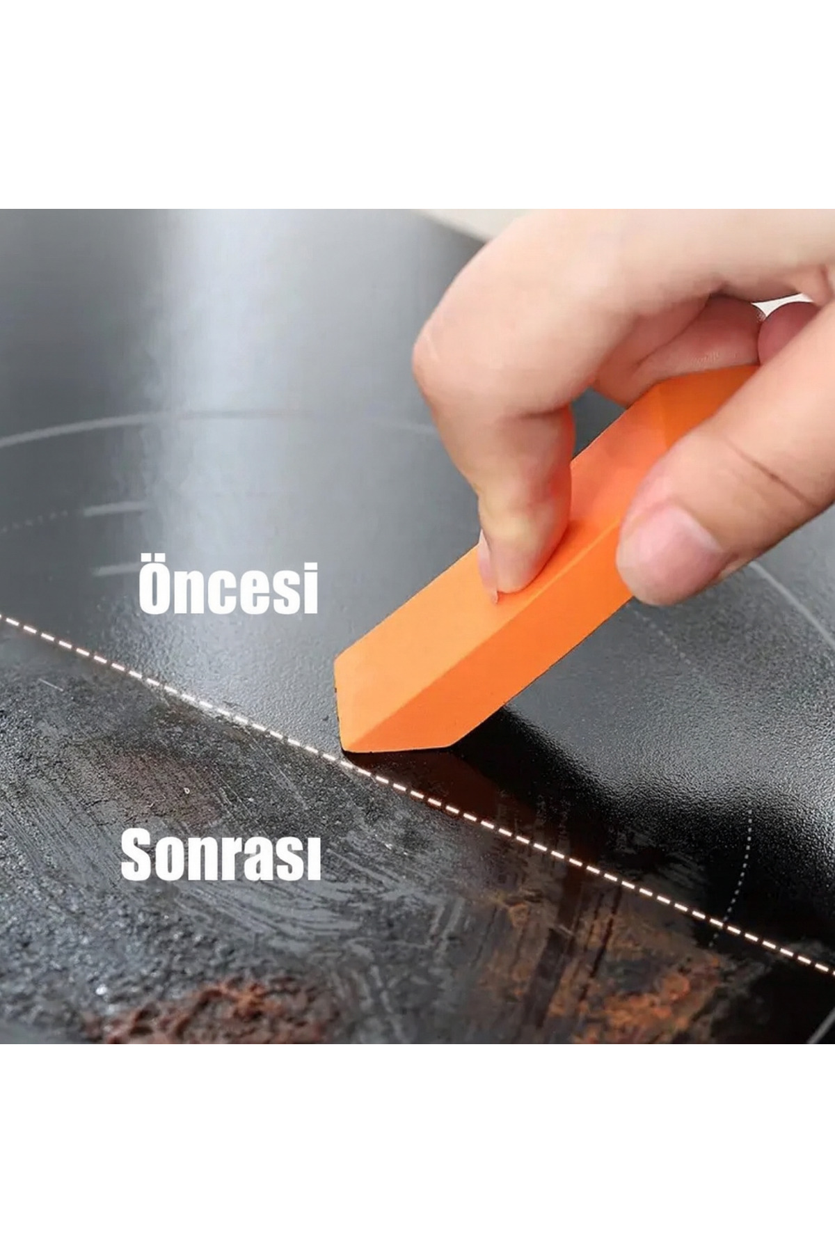 Kireç ve Pas Temizleyici Silgi - Mutfak, Banyo, Musluk ve Tencere Temizliği İçin Etkili Temizlik