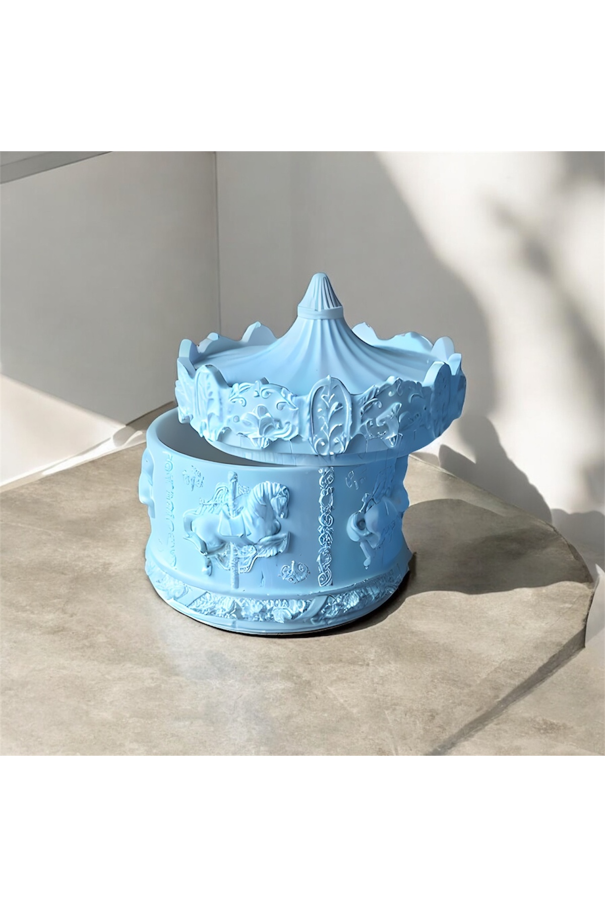 Takı & Mücevher Kutusu 12x10 Cm - Atlı Karınca Özel Tasarım Organizer