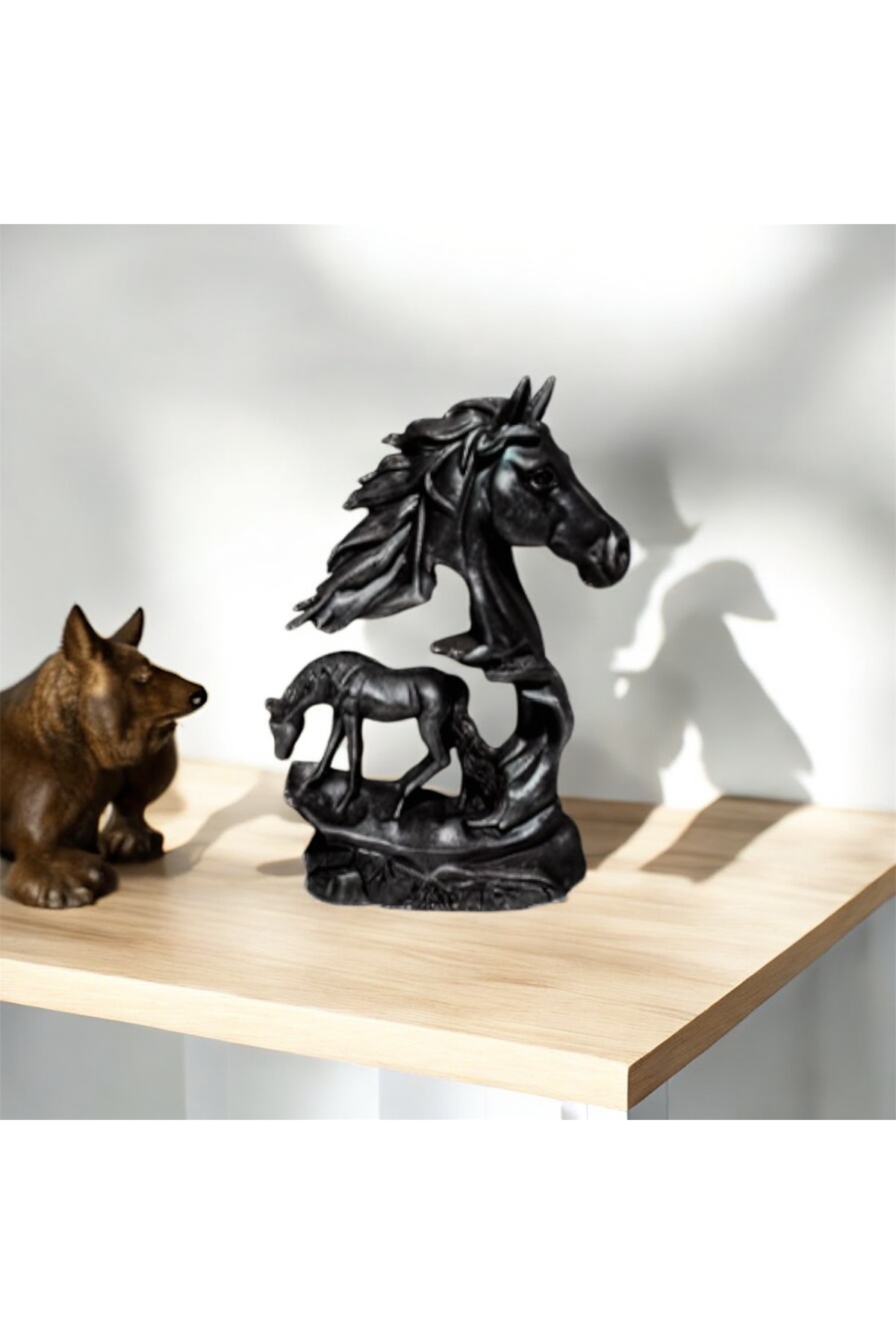 At Heykeli Biblo 12x7 Cm - Özel Tasarım