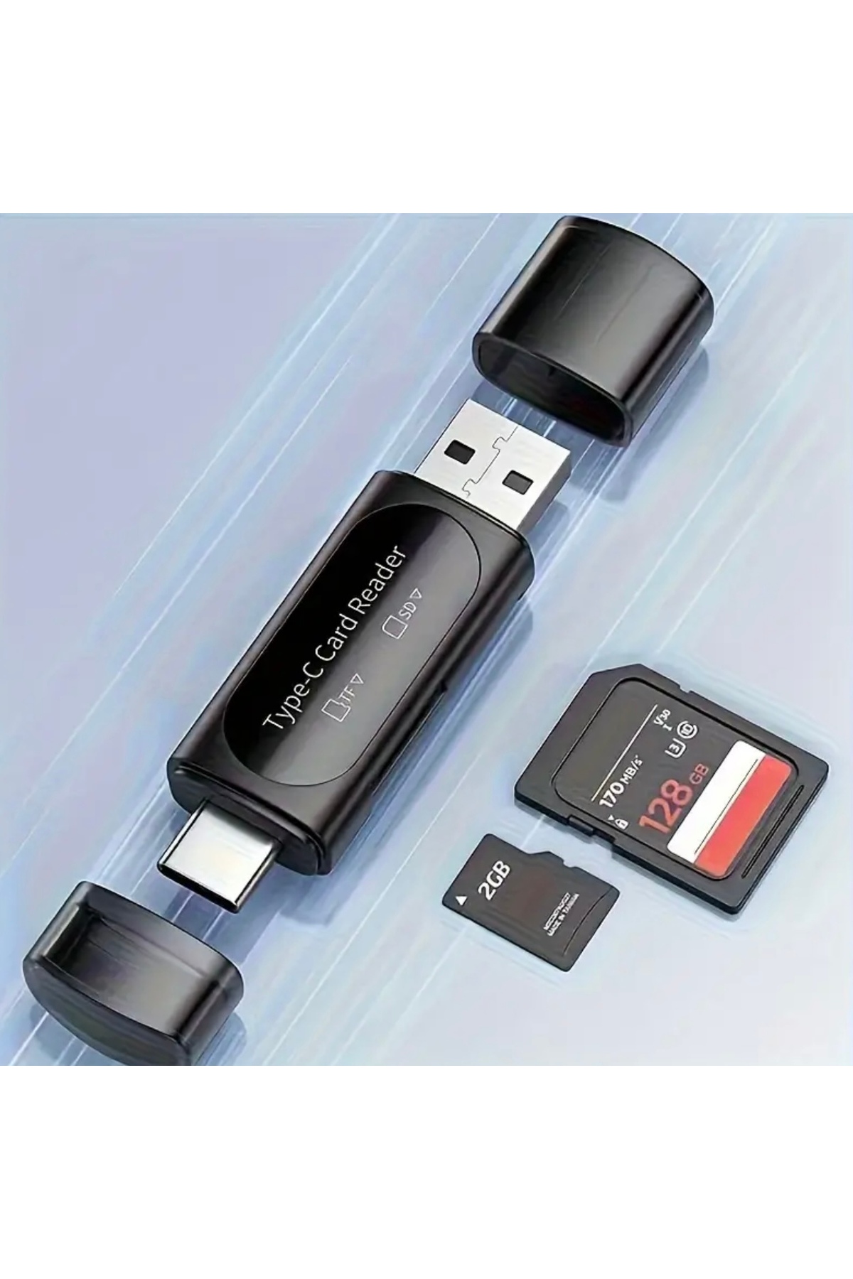 USB ve Type-C Kart Okuyucu – SD ve microSD - 2’si 1 Arada Hızlı Veri Transferi