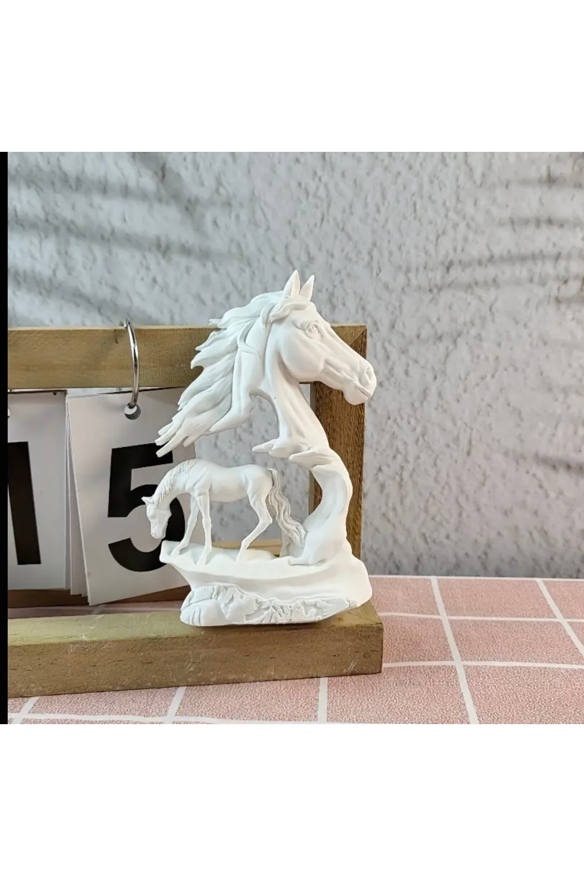 At Heykeli Biblo 12x7 Cm - Özel Tasarım